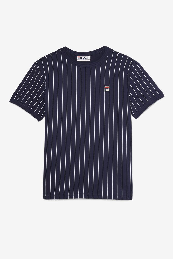 Fila T-Shirt Herre Mørkeblå Guillo JCZ-574013